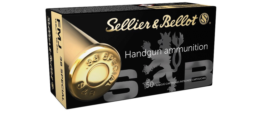 BOITE DE 50 CARTOUCHES SELLIER BELLOT CAL.38 SPECIAL FMJ 158GRS - CATEGORIE B