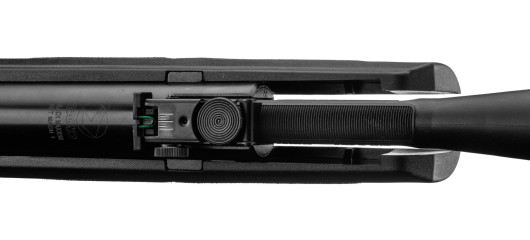 CARABINE A AIR GAMO BLACK FUSION IGT SYNTHETIQUE CAL.4.5 - 29 JOULES + LUNETTE GAMO 4X32