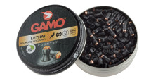 BOITE DE 100 BALLES A AIR POLYMERE GAMO TÊTE RONDE CUIVRÉE CAL.4.5 LETHAL COUNTRY