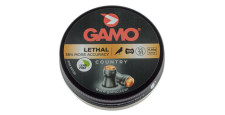 BOITE DE 100 BALLES A AIR POLYMERE GAMO TÊTE RONDE CUIVRÉE CAL.4.5 LETHAL COUNTRY