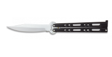 Couteau papillon Classico manche Zamak noir lame 10cm