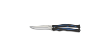 Couteau papillon Sporting Blue manche aluminium et lame de 10cm