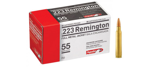 BOITE DE 50 CARTOUCHES AGUILA CAL.223REM FMJ 55GRS - CATEGORIE B
