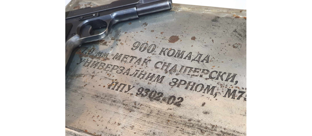 LOT DE 900 CARTOUCHES DE SURPLUS YOUGOSLAVES CAL.8x57JS FMJ 198GRS