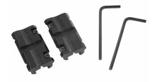 PAIRE D'ADAPTATEURS CONVERTISSEURS RAILS 11MM EN 22MM AVEC VERROUILLAGES