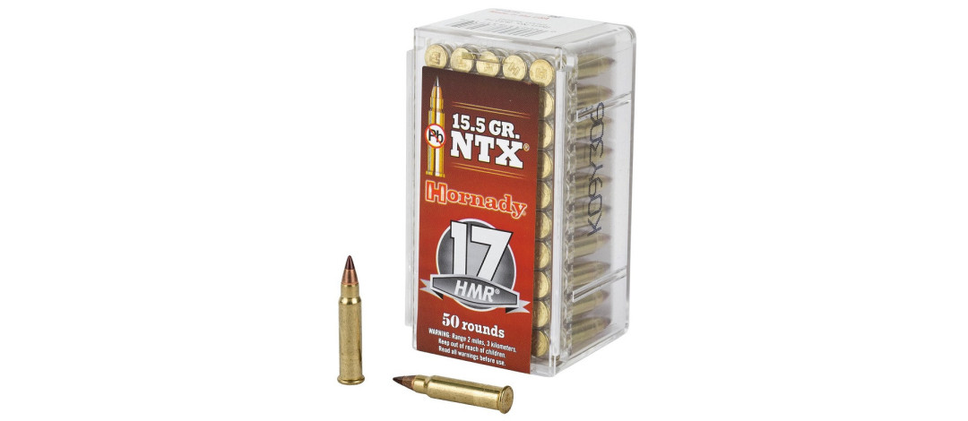 BOITE DE 50 CARTOUCHES HORNADY NTX CAL.17HMR 15GR