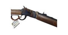VENTE FLASH – CARABINE A LEVIER HUGTEK LVR44 CAL.44MAG CROSSE BOIS JASPE CANON 51CM