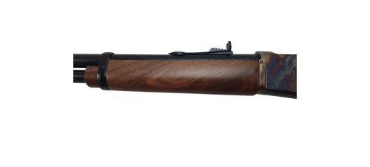 VENTE FLASH – CARABINE A LEVIER HUGTEK LVR44 CAL.44MAG CROSSE BOIS JASPE CANON 51CM