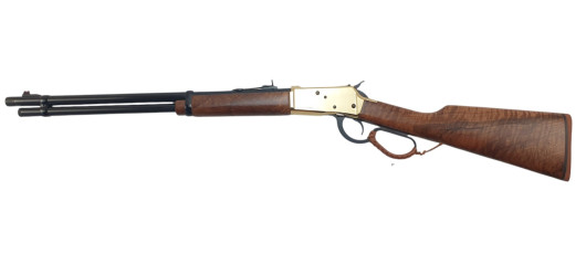 VENTE FLASH – CARABINE A LEVIER HUGTEK LVR44 CAL.44MAG CROSSE BOIS BOITIER LAITON CANON 51CM