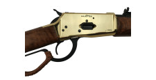 VENTE FLASH – CARABINE A LEVIER HUGTEK LVR44 CAL.44MAG CROSSE BOIS BOITIER LAITON CANON 51CM
