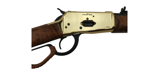 VENTE FLASH – CARABINE A LEVIER HUGTEK LVR44 CAL.44MAG CROSSE BOIS BOITIER LAITON CANON 51CM