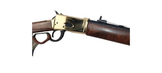 VENTE FLASH – CARABINE A LEVIER HUGTEK LVR44 CAL.44MAG CROSSE BOIS BOITIER LAITON CANON 51CM