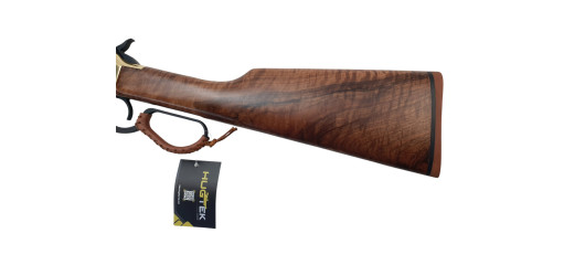VENTE FLASH – CARABINE A LEVIER HUGTEK LVR44 CAL.44MAG CROSSE BOIS BOITIER LAITON CANON 51CM