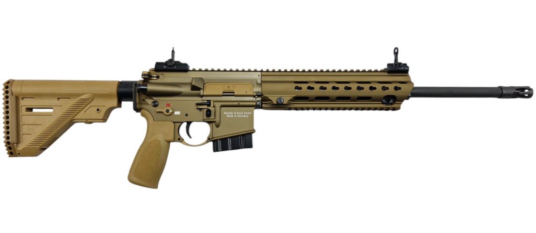 CARABINE DE TIR HK MR223 A3 CAL.223REM CANON 16.5" RAL8000 - CATEGORIE B