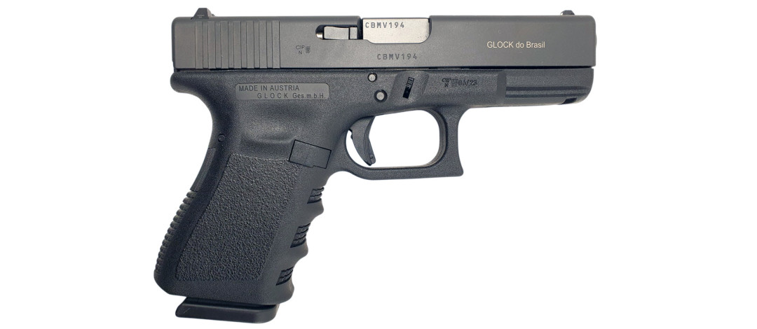 EXCLU ! PISTOLET GLOCK 19 GEN3 GLOCK DO BRASIL CAL.9X19 - CATEGORIE B