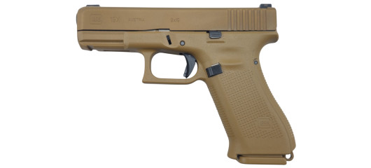EDITION LIMITÉE - PISTOLET GLOCK 19X ARMÉE BRESILIENNE CAL.9X19 AVEC ORGANES ACIER + KIT DETENTE PERFORMANCE