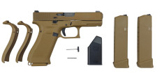 EDITION LIMITÉE - PISTOLET GLOCK 19X ARMÉE BRESILIENNE CAL.9X19 AVEC ORGANES ACIER + KIT DETENTE PERFORMANCE