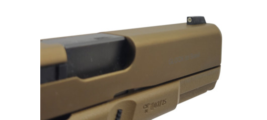 EDITION LIMITÉE - PISTOLET GLOCK 19X ARMÉE BRESILIENNE CAL.9X19 AVEC ORGANES ACIER + KIT DETENTE PERFORMANCE