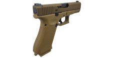 EDITION LIMITÉE - PISTOLET GLOCK 19X ARMÉE BRESILIENNE CAL.9X19 AVEC ORGANES ACIER + KIT DETENTE PERFORMANCE