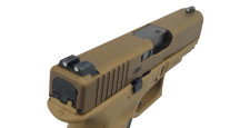 EDITION LIMITÉE - PISTOLET GLOCK 19X ARMÉE BRESILIENNE CAL.9X19 AVEC ORGANES ACIER + KIT DETENTE PERFORMANCE