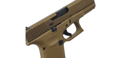 EDITION LIMITÉE - PISTOLET GLOCK 19X ARMÉE BRESILIENNE CAL.9X19 AVEC ORGANES ACIER + KIT DETENTE PERFORMANCE