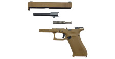 EDITION LIMITÉE - PISTOLET GLOCK 19X ARMÉE BRESILIENNE CAL.9X19 AVEC ORGANES ACIER + KIT DETENTE PERFORMANCE