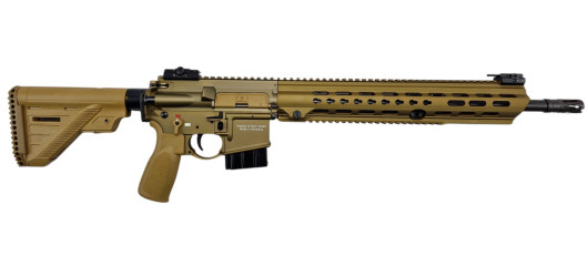 CARABINE DE TIR HK MR223 A3 CAL.223REM CANON 16.5" RAL8000 DEVANT LONG - CATEGORIE B