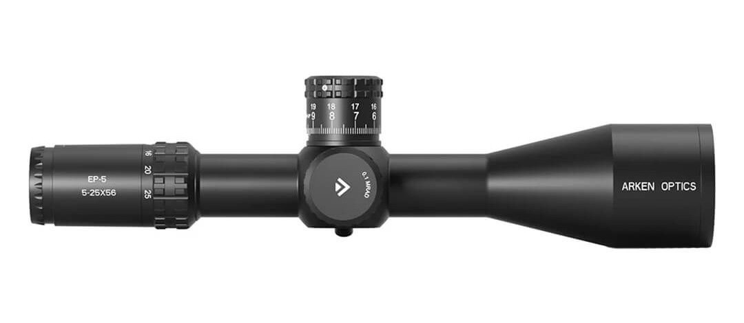 LUNETTE DE TIR LONGUE DISTANCE ARKEN EP-5 5-25x56 FFP RET.VPR-MILRAD