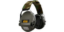 CASQUE ANTI BRUIT ELECTRONIQUE SORDIN SUPREME PRO-X VERT BANDEAU CAMO COUSSINS PVC