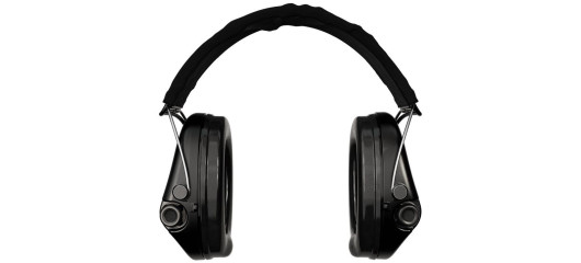CASQUE ANTI BRUIT ELECTRONIQUE SORDIN SUPREME PRO-X NOIR BANDEAU NOIR COUSSINS PVC