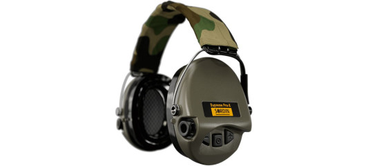 CASQUE ANTI BRUIT ELECTRONIQUE SORDIN SUPREME PRO-X LED VERT BANDEAU CAMO COUSSINS GEL