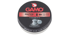 BOITE DE 500 BALLES A AIR PLOMBS GAMO TÊTE PLATE CAL.4.5 MATCH CLASSIC TRAINING