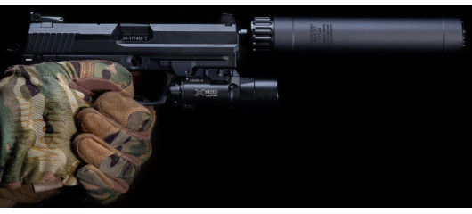 SUPER PRIX ! MODERATEUR DE SON ACHERON CORP APS E2 9mm FILETAGE 13.5x1L GLOCK