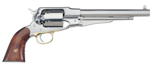 OFFRE UBERTI ! REVOLVER UBERTI 1858 NEW ARMY INOX CAL.44 POUDRE NOIRE CANON 8"