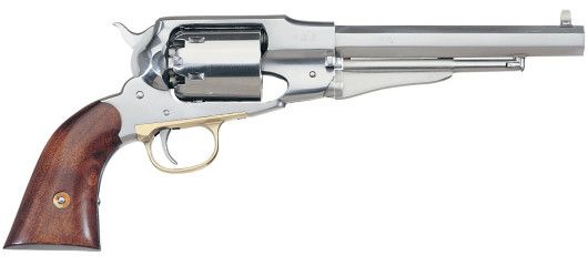 OFFRE UBERTI ! REVOLVER UBERTI 1858 NEW ARMY INOX SHERIFF CAL.44 POUDRE NOIRE CANON 5 1/2"