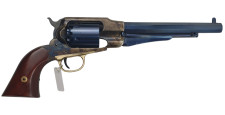 OFFRE UBERTI ! REVOLVER UBERTI 1858 NEW ARMY BLUE CHARCOAL CAL.44 POUDRE NOIRE CANON 8"