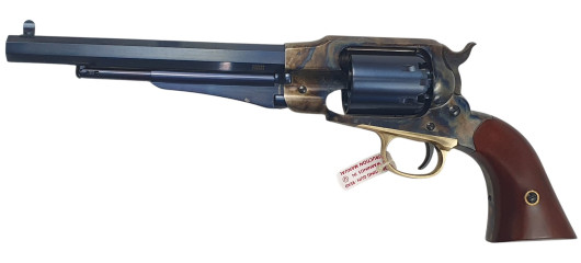 OFFRE UBERTI ! REVOLVER UBERTI 1858 NEW ARMY BLUE CHARCOAL CAL.44 POUDRE NOIRE CANON 8"