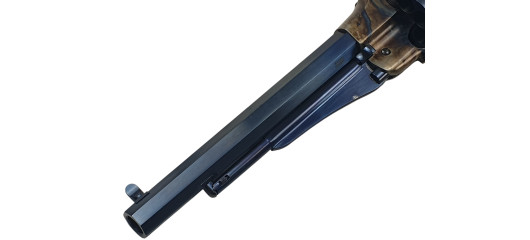 OFFRE UBERTI ! REVOLVER UBERTI 1858 NEW ARMY BLUE CHARCOAL CAL.44 POUDRE NOIRE CANON 8"