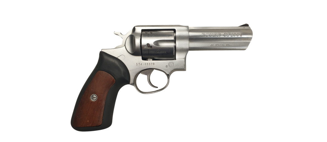 BRADERIE OCCASION - REVOLVER DE DEMONSTRATION RUGER GP100 CAL.38SPECIAL CANON 4"