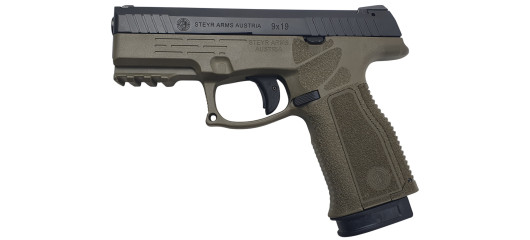 OFFRE STEYR - PISTOLET STEYR M9-A2 OLIVE VISÉE TRAPEZOÏDALE CAL.9x19
