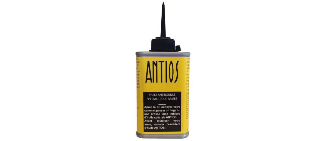 Burette huile antirouille spéciale canon pour arme Armistol ANTIOS 120ml