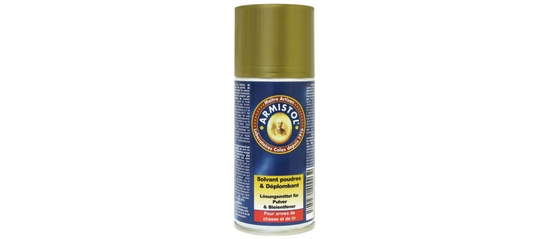 Aérosol solvant poudres, déplombant et désencuivrant Armistol 150ml