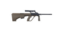 CARABINE DE TIR STEYR AUG Z SA QCB ARMY OLIVE AVEC LUNETTE STEYR x1.5 CAL.223 Rem. CANON 508mm
