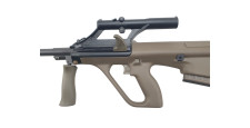 CARABINE DE TIR STEYR AUG Z SA QCB ARMY OLIVE AVEC LUNETTE STEYR x1.5 CAL.223 Rem. CANON 508mm