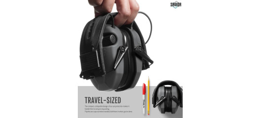 CASQUE ANTI-BRUIT ELECTRONIQUE SAVIOR APOLLO GRIS
