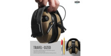 CASQUE ANTI-BRUIT ELECTRONIQUE SAVIOR APOLLO FLAT DARK EARTH / TAN