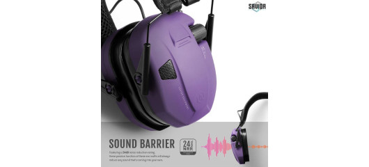 CASQUE ANTI-BRUIT ELECTRONIQUE SAVIOR APOLLO VIOLET