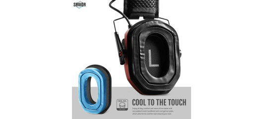 CASQUE ANTI-BRUIT ELECTRONIQUE SAVIOR APOLLO ROUGE