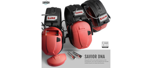 CASQUE ANTI-BRUIT ELECTRONIQUE SAVIOR APOLLO ROUGE