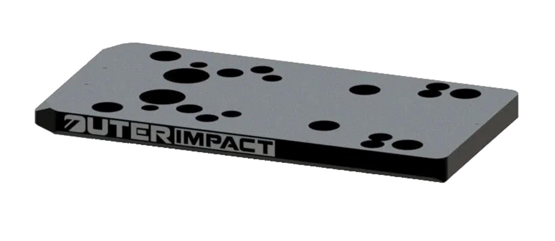 PLAQUE ADAPTATRICE OUTER IMPACT POINT ROUGE POUR PISTOLET STEYR M9/C9/A2